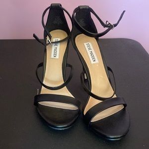 Steve Madden Sheena Heels Black Size 8.5 Never Worn (Only Tried On)